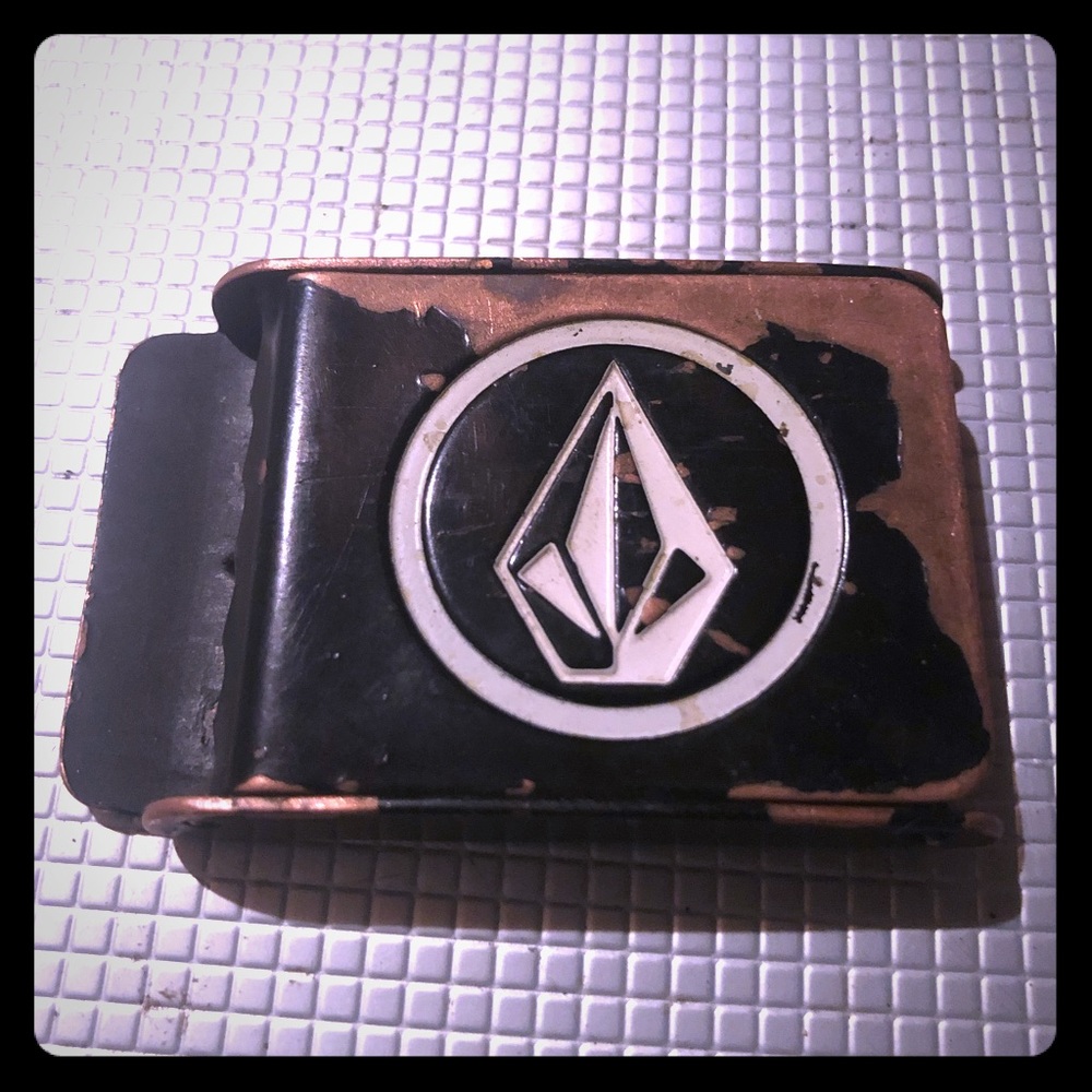 Volcom belt buckle